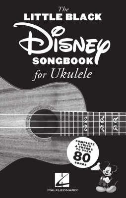 Hal Leonard - The Little Black Disney Songbook for Ukulele - Ukulele (Lyrics and Chords) - Book