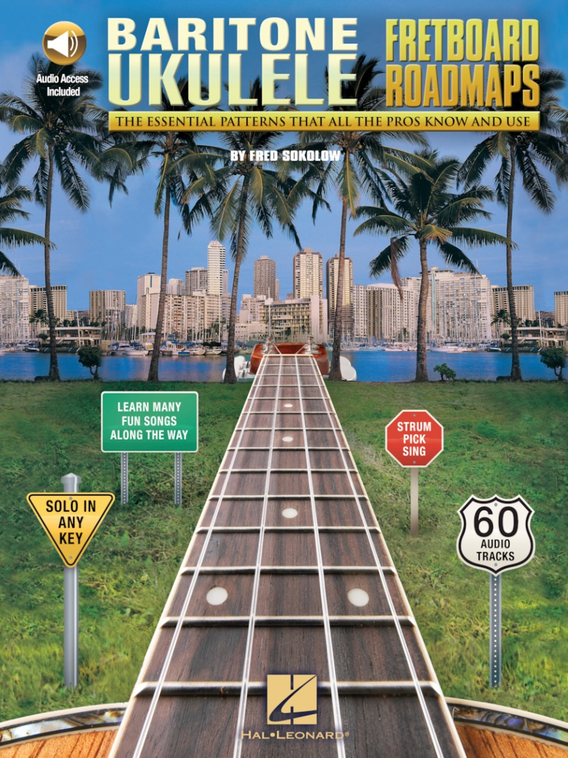 Fretboard Roadmaps: Baritone Ukulele - Sokolow - Baritone Ukulele TAB - Book/Audio Online