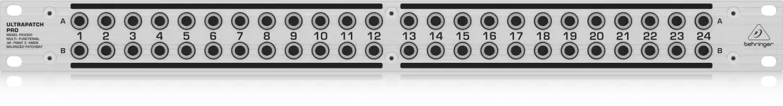 PX3000 Multi-Functional 48-Point 3-Mode Balanced Patchbay