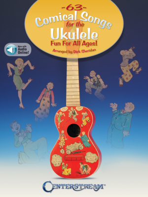Hal Leonard - 63Comical Songs for the Ukulele: Fun for All Ages! Sheridan Ukull (tablatures) Livre avec fichiers audio en ligne