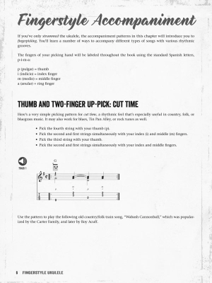 Fingerstyle Ukulele - Sokolow - Ukulele TAB - Book/Audio Online