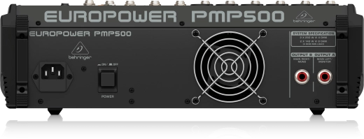 PMP500 500W 12-Channel Powered Mixer with Effects
