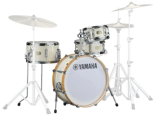 Yamaha - Stage Custom Hip 4-Piece Shell Pack (20,10,13,SD) - Classic White