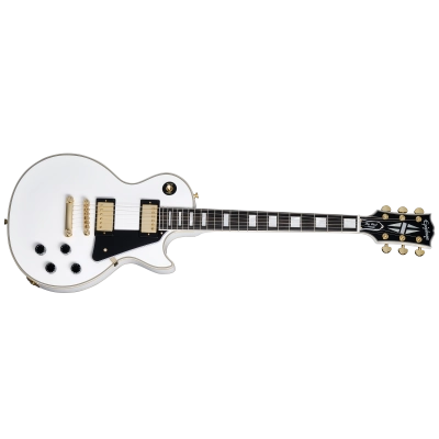 Epiphone - Les Paul Custom Electric Guitar with Hardshell Case - Alpine White