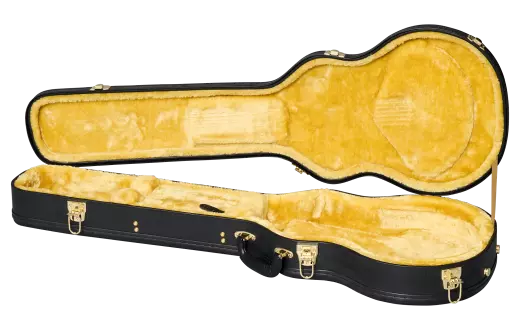 Les Paul Custom Electric Guitar with Hardshell Case - Ebony