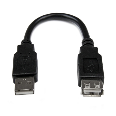 USB 2.0 Extension Adapter Cable - 6\'\'