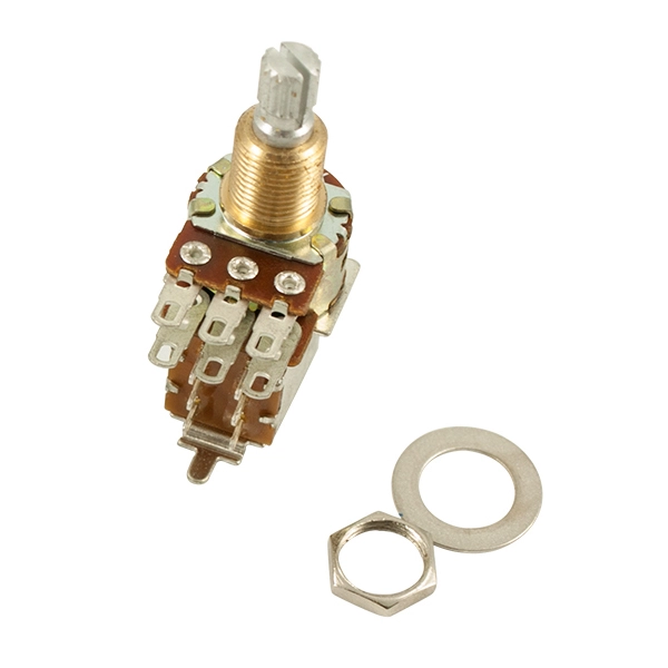 PDB183 Mini Guitar Potentiometer With Push-Pull Switch - 500 kohm