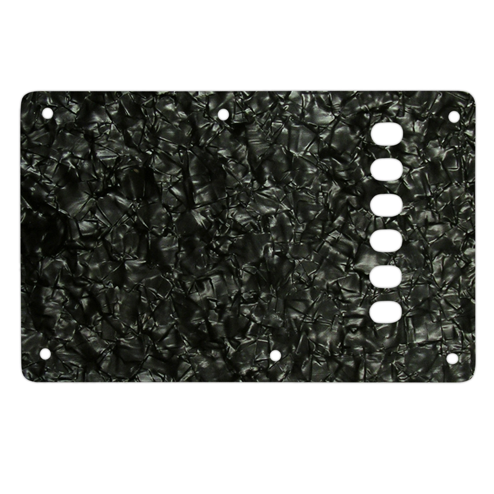 Vintage Style Backplate for Fender Stratocaster - Black Pearl/White/Black/White