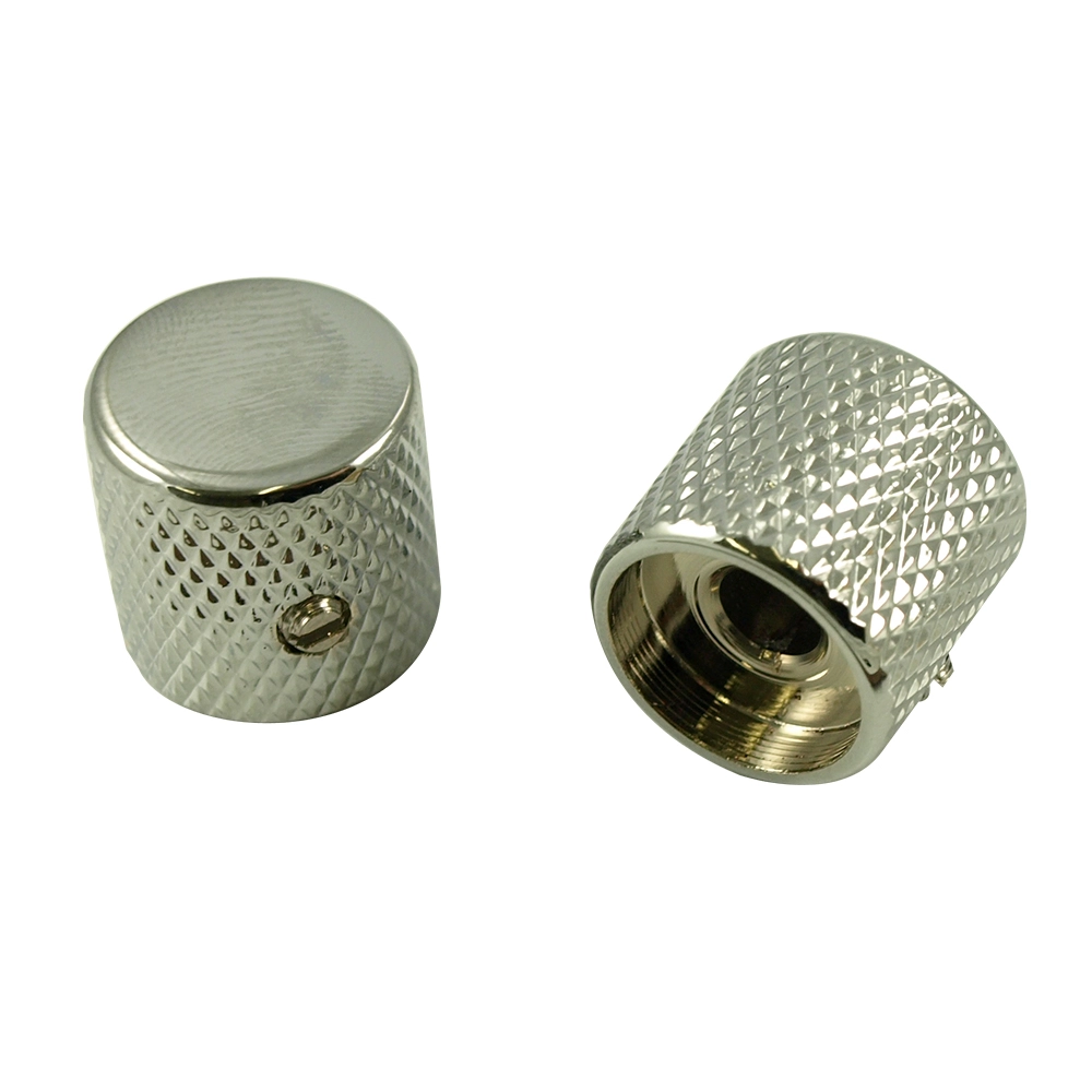 Barrel Knob Set Of 2 - Aluminum Chrome