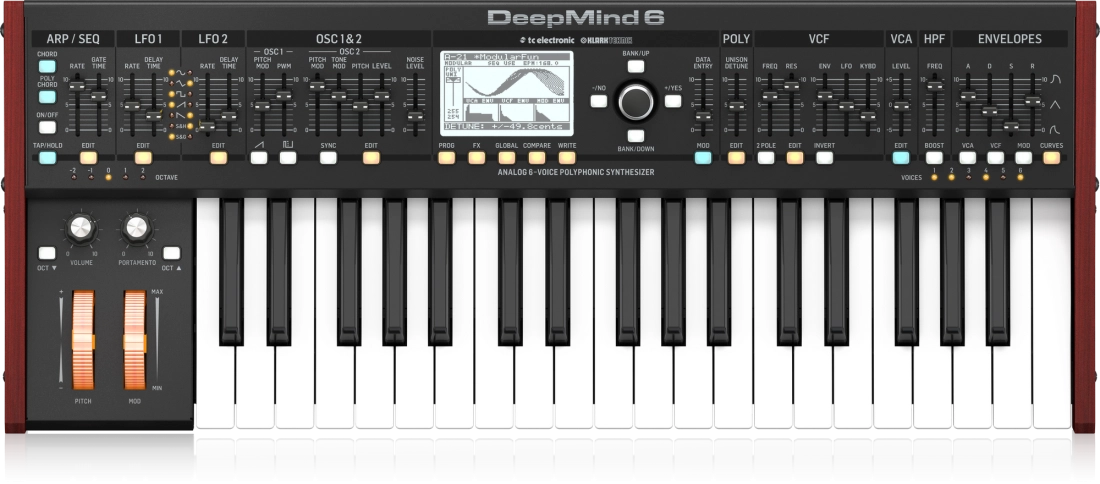 DEEPMIND 6 True Analog 6-Voice Polyphonic Synthesizer