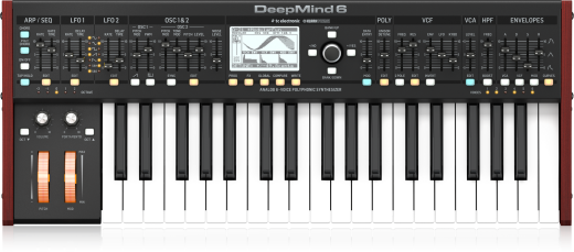 DEEPMIND 6 True Analog 6-Voice Polyphonic Synthesizer