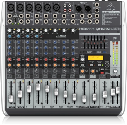 Behringer - QX1222USB Premium 16-Input 2/2-Bus Mixer