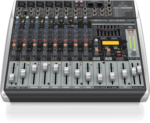 QX1222USB Premium 16-Input 2/2-Bus Mixer