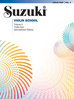 Summy-Birchard - Suzuki Violin School, Volume 6 (International Edition) - Suzuki - Violin - Book