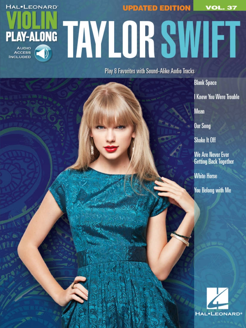 Taylor Swift Violin Play-Along Volume 37 - Book/Audio Online