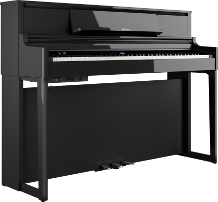 Roland - LX5 Digital Piano with Stand - Polished Ebony