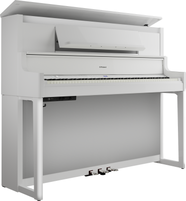 Roland - LX9 Digital Piano with Stand - Polished White
