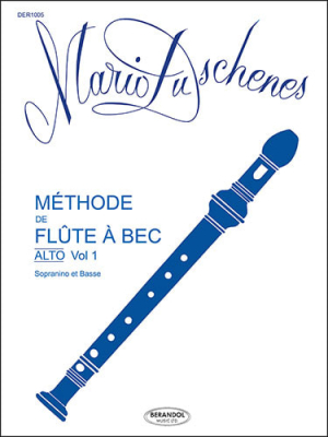 Methode de flute a bec Vol. 1 alto et bass - Duschenes - Recorder - Book