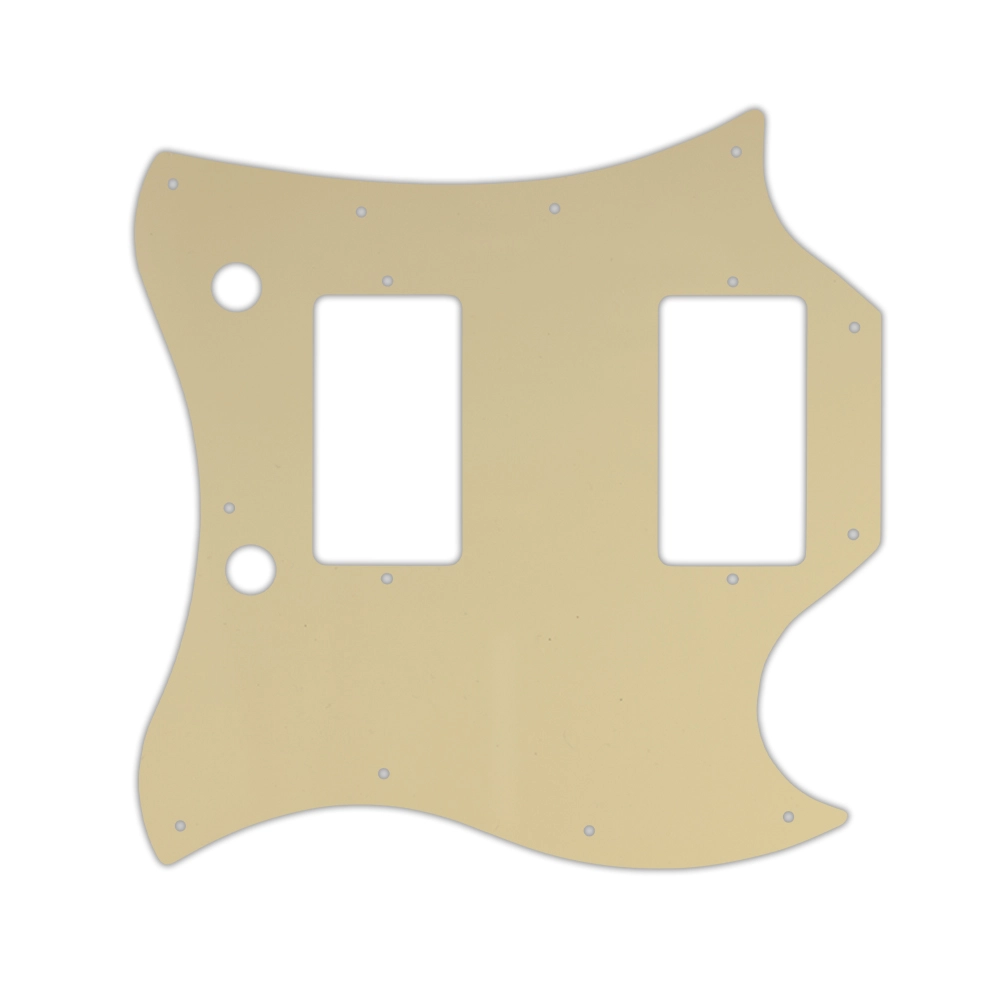 Custom Pickguard For Gibson 1963-1970 Full Face SG - Cream/Black/Cream