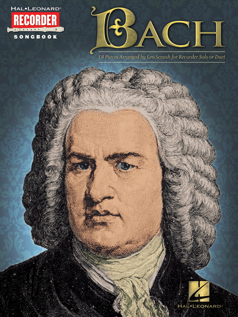 Bach: Hal Leonard Recorder Songbook - Bach/Sevush - Recorder - Book