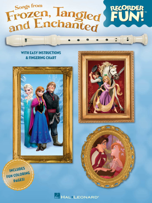 Songs from Frozen, Tangled and Enchanted: Recorder Fun! - Recorder - Book