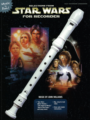Hal Leonard - Selections from Star Wars for Recorder Williams Flte  bec Livre