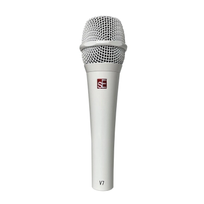 V7 Handheld Dynamic Vocal Microphone - White