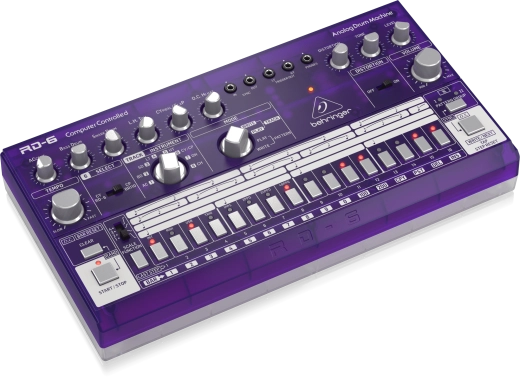 RD-6 Classic Analog Drum Machine with 8 Drum Sounds - Grape Purple