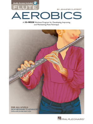 Hal Leonard - Flute Aerobics Clippert Flte traversire Livre avec fichiers audio en ligne