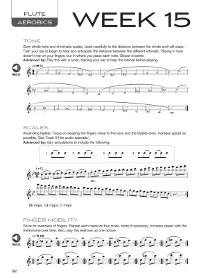 Flute Aerobics - Clippert - Flute - Book/Audio Online