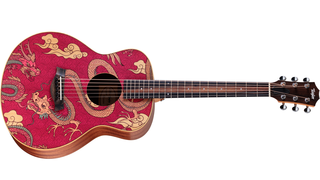 Limited Edition GS-Mini \'\'Year of the Dragon\'\' Acoustic Guitar with Gigbag