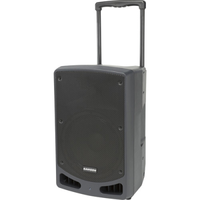 12 Inch 300 Watt Battery Powered Speaker with Wireless Microphone and Bluetooth