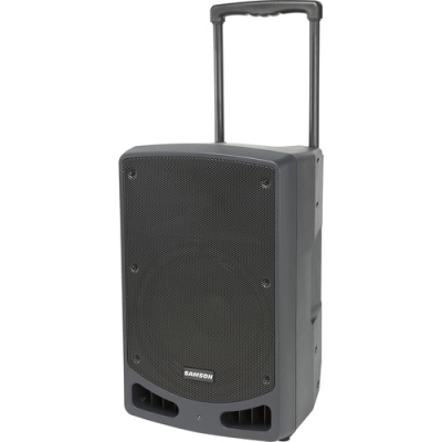 Samson - 12 Inch 300 Watt Battery Powered Speaker with Wireless Microphone and Bluetooth