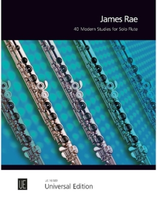 Universal Edition - 40 Modern Studies - Rae - Flute - Book