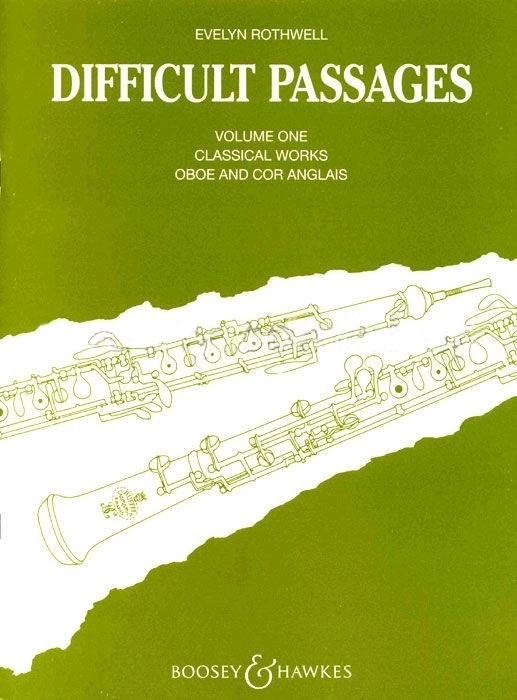 Difficult Passages Volume 1, Classical Works - Rothwell - Oboe/Cor Anglais - Book