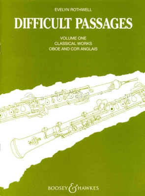 Boosey & Hawkes - Difficult Passages Volume1, Classical Works Rothwell Hautbois et cor anglais Livre