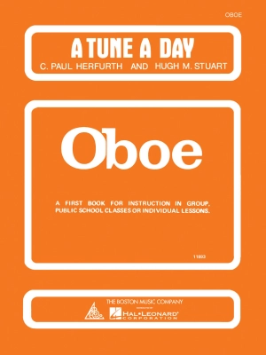 Boston Music Company - A Tune a Day Book 1 - Herfurth/Stuart - Oboe - Book