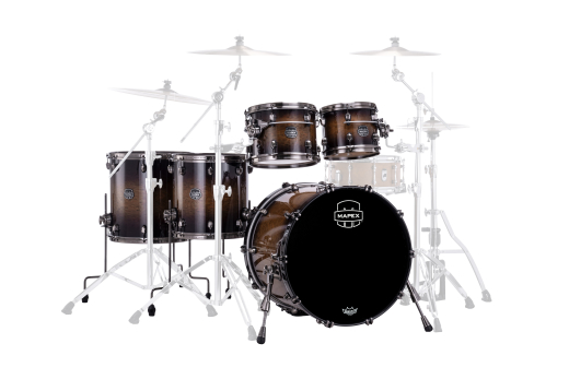 Mapex - Saturn Evolution 5-Piece Shell Pack (22,10,12,14,16) -  Exotic Night Forest Burst