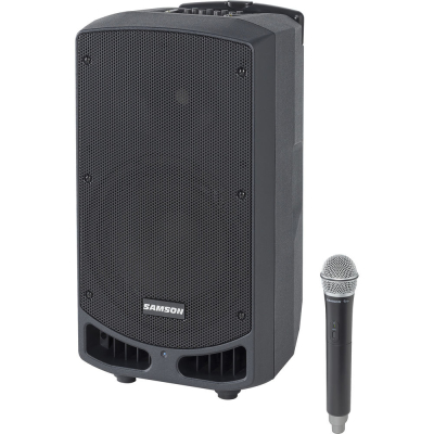 Samson - Expedition 10 Inch Battery Powered Loudspeaker with Wireless Mic