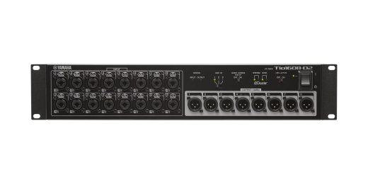 Yamaha - Tio1608-D2 I/O Rack High Definition Dante Stagebox