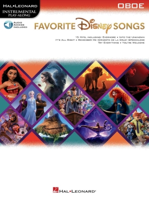 Hal Leonard - Favorite Disney Songs: Instrumental Play-Along - Oboe - Book/Audio Online
