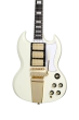 1963 Les Paul SG Custom with Maestro Vibrola with Case - Classic White
