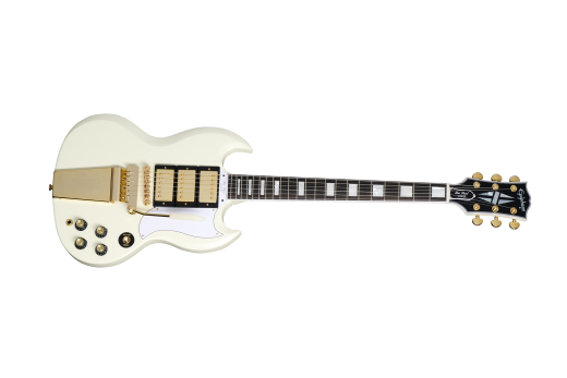1963 Les Paul SG Custom with Maestro Vibrola with Case - Classic White