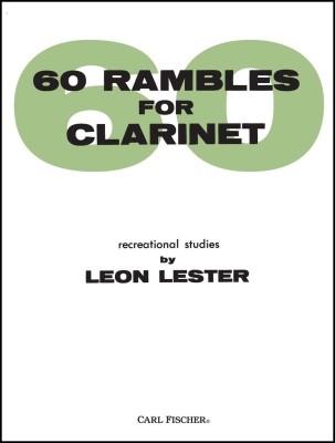 60 Rambles for Clarinet - Lester - Bb Clarinet - Book