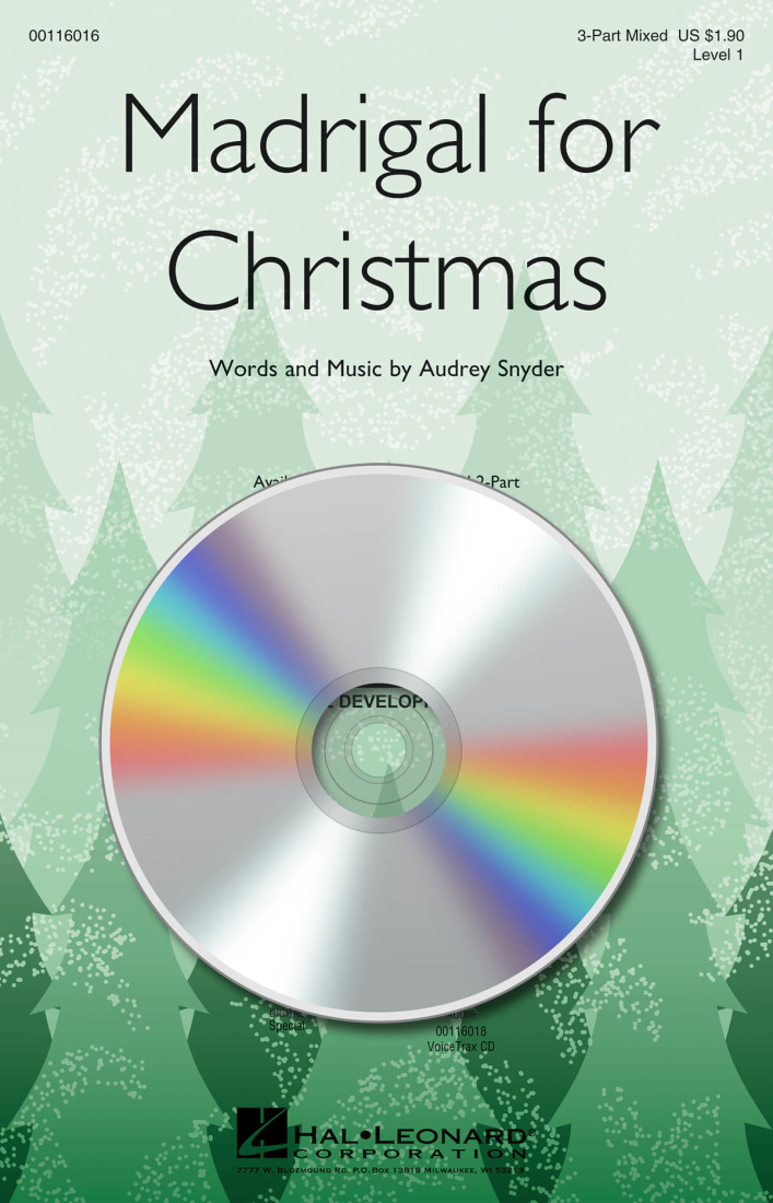 Madrigal for Christmas - VoiceTrax CD