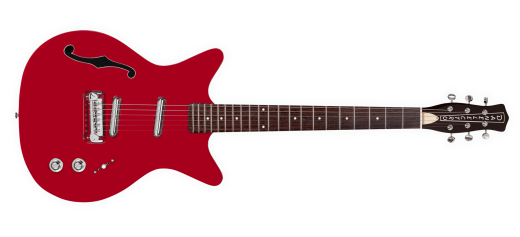 Danelectro - Fifty Niner Semi-Hollow Electric Guitar - Red Top