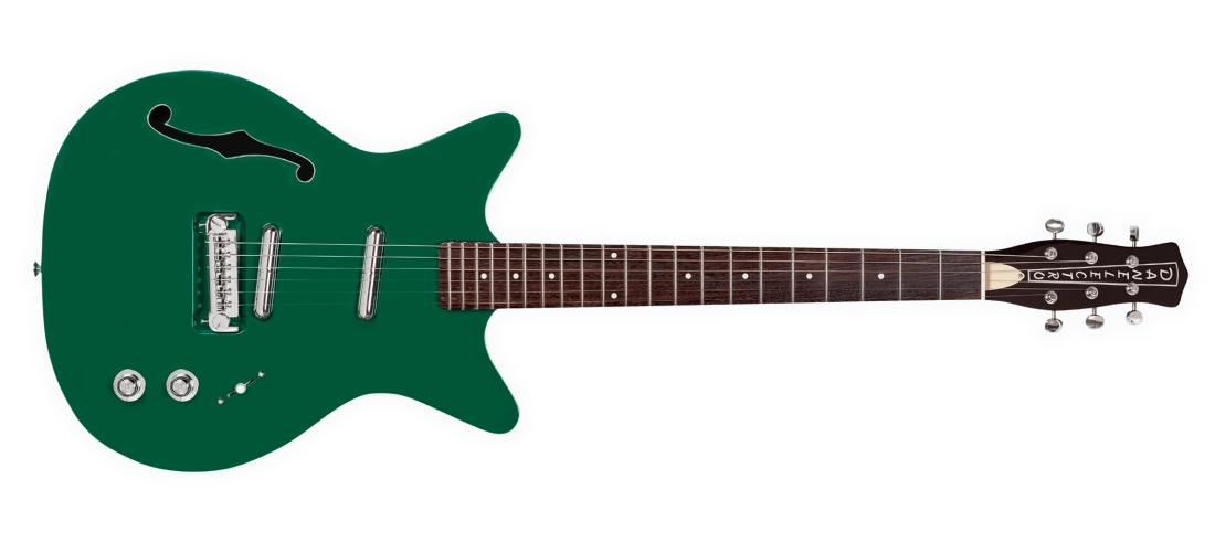 Fifty Niner Semi-Hollow Electric Guitar - Jade Top