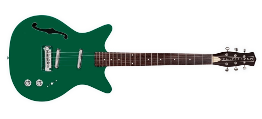 Danelectro - Fifty Niner Semi-Hollow Electric Guitar - Jade Top