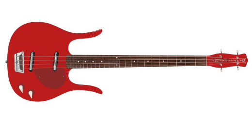 Danelectro - 58 Longhorn Electric Bass Guitar - Red Hot