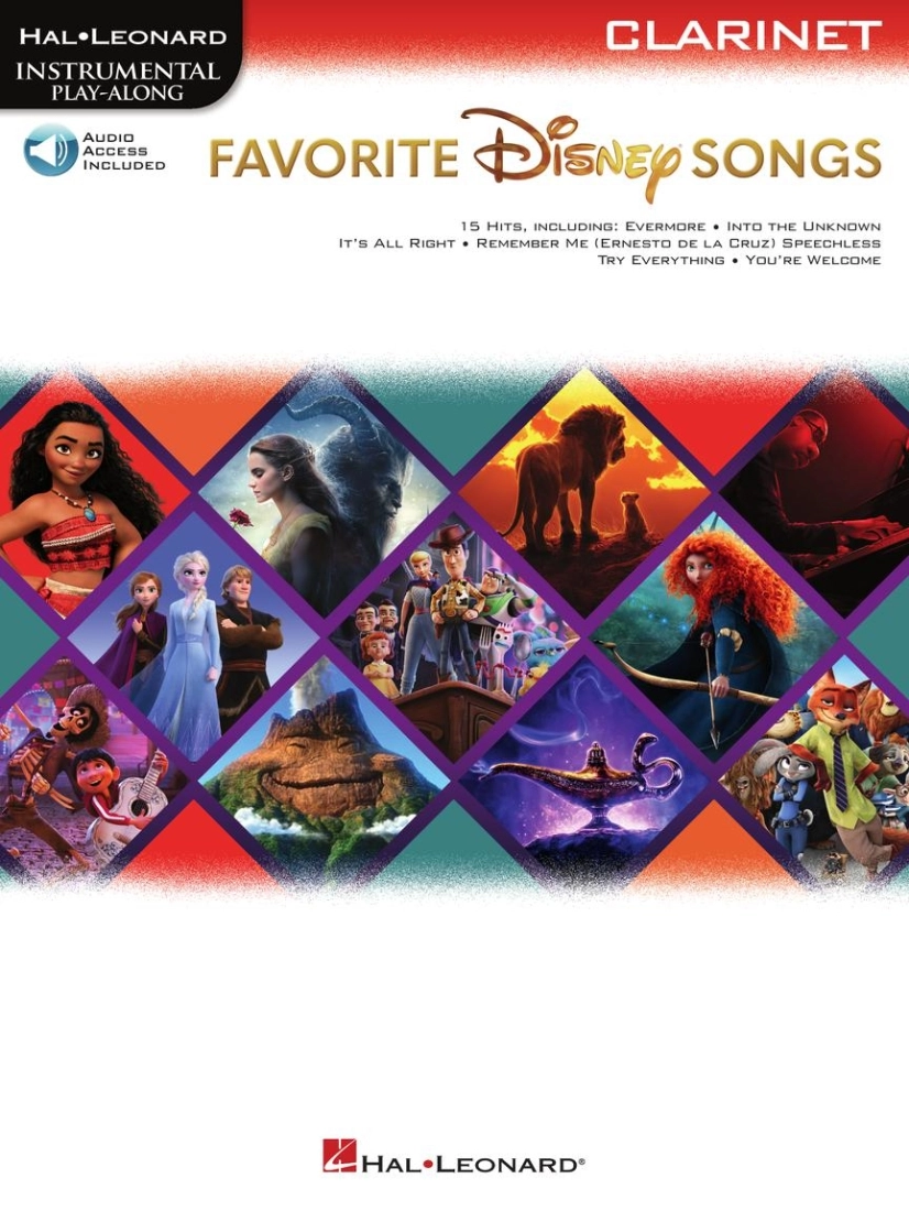 Favorite Disney Songs: Instrumental Play-Along - Clarinet - Book/Audio Online